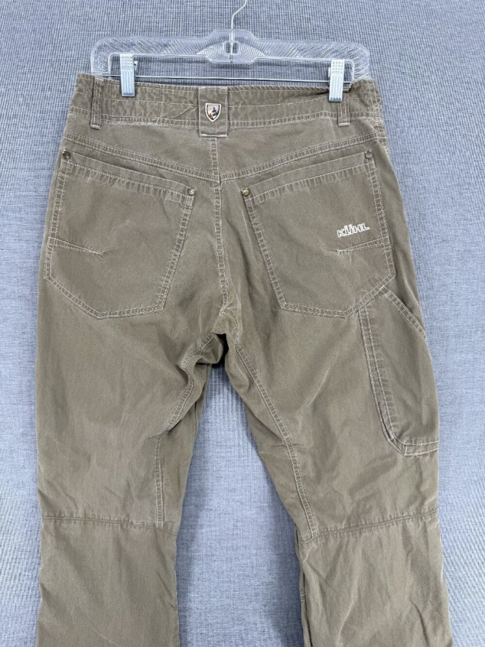 KUHL Revolvr Hiking Pants Mens 30x32 Full Fit Khaki Quick Dry Outdoor Trail